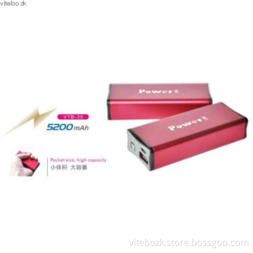 pocket universal phone battery charger 5200mah